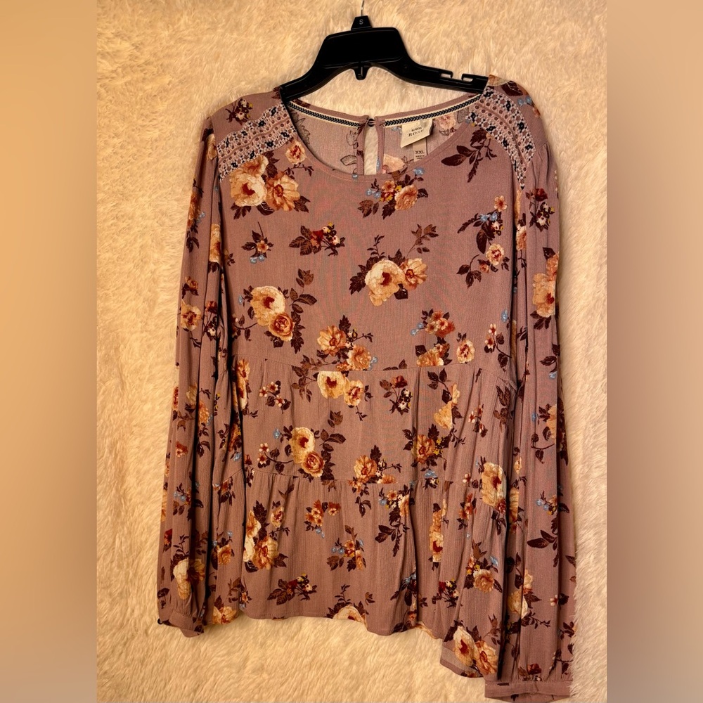 🌸 Knox Rose Floral Blouse XXL 🌸